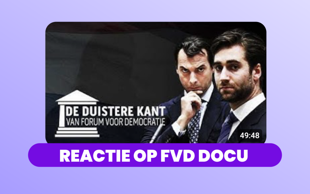 Reactie VON op de PowNed documentaire over Forum voor Democratie
